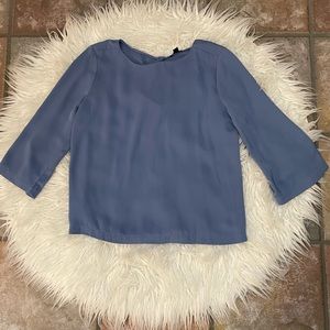 Ann Taylor Factory Blouse with Back Tie - Small